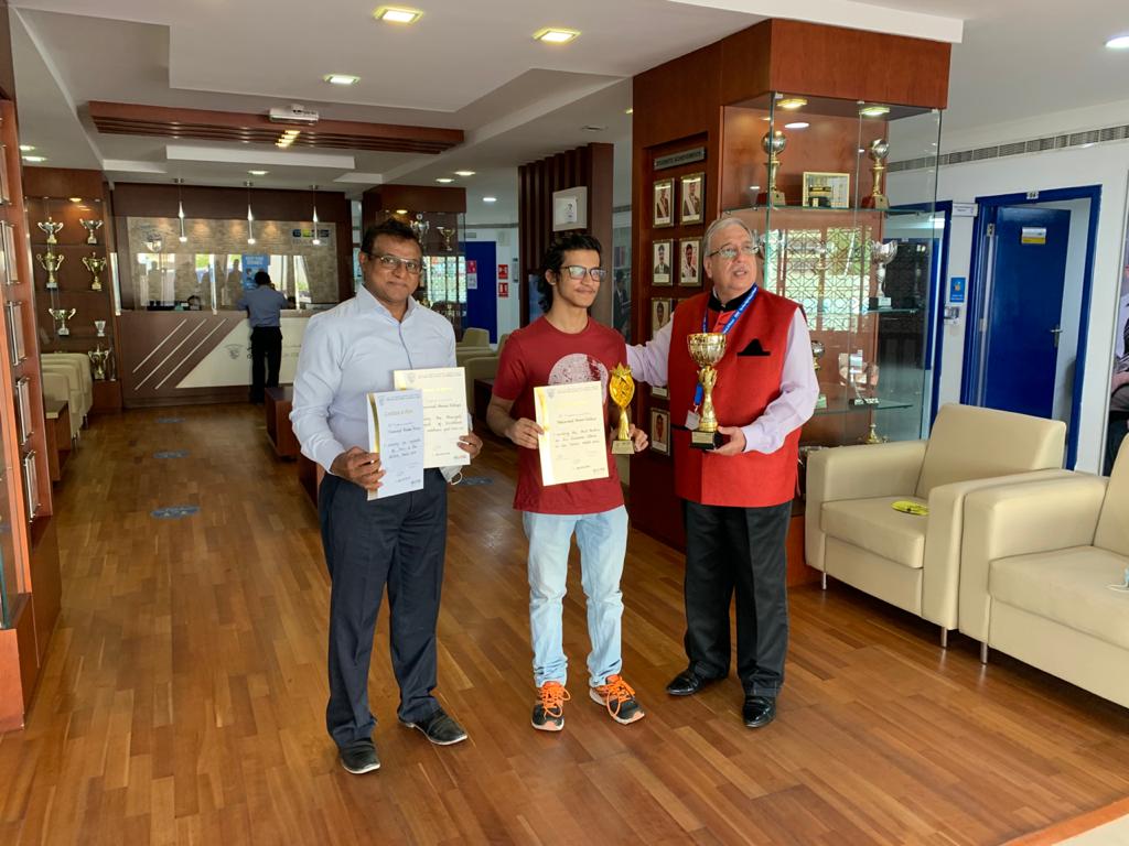 mohammad amaan siddiqui all rounder award our own high school