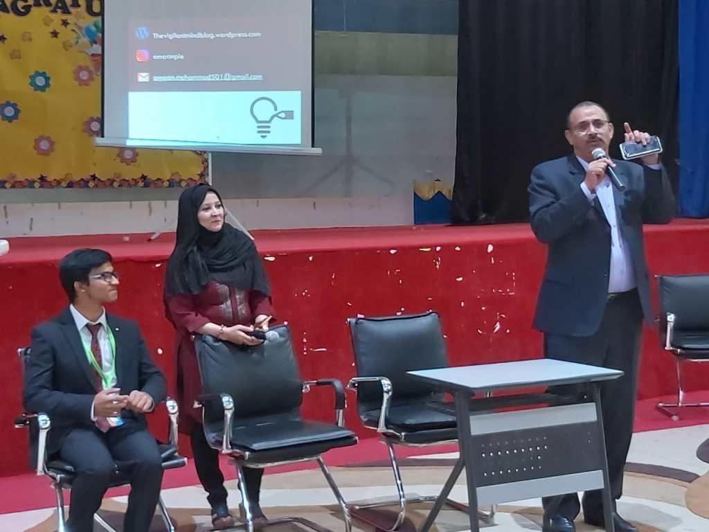 Mohammad Amaan Siddiqui workshop at Pace International School