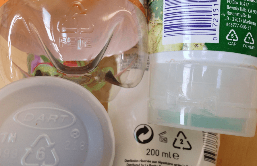 recyclable plastics with grade