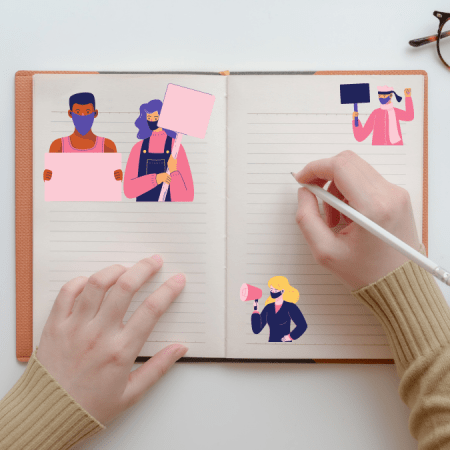 writing with activism and change making