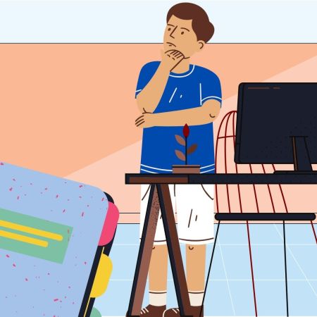 student preparing well for a new semester