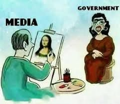 godi media caricature supporting government